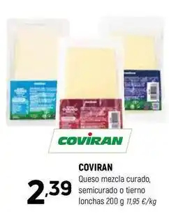 Coviran Coviran - queso mezcla curado, semicurado o tierno lonchas oferta