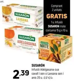 Coviran Susarón - infuso adelgasana cua cacall i senza o laxsana sen i anis 20 u oferta