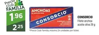 Coviran Consorcio - filete anchoa aceite oliva oferta