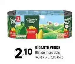 Coviran Gigante verde - blat de moro dolc oferta