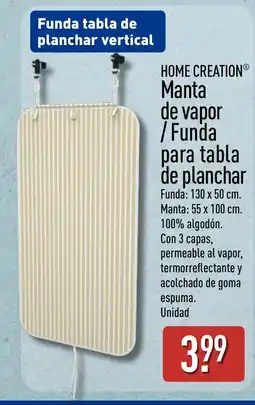 ALDI HOME CREATION Manta de vapor /Funda para tabla de planchar oferta