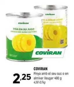Coviran Coviran - pinya amb el seu suc o en almivar lleuger oferta