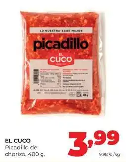 Alimerka El cuco - picadillo de chorizo oferta
