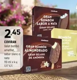 Coviran Coviran - gelat bombo ametllat, sabor blanc o nata oferta