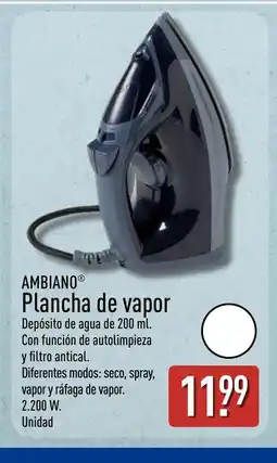 ALDI AMBIANO Plancha de vapor oferta