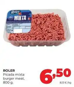 Alimerka Roler - picada mixta burger meat oferta