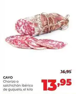 Alimerka Viuda de cayo - chorizo o salchichon iberico de guijuelo oferta