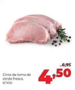 Alimerka Cinta de lomo de cerdo fresca oferta