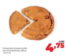 Alimerka Empanada artesana pollo con champiñones oferta
