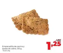 Alimerka Empanadilla de cecina y queso de cabra oferta
