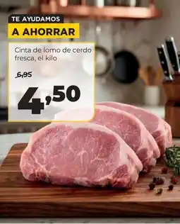 Alimerka Cinta de lomo de cerdo fresca oferta