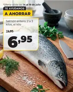 Alimerka Salmón entero, 2 a 3 kilos oferta