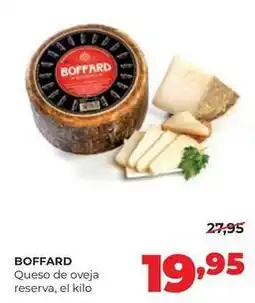 Alimerka Boffard - queso de oveja reserva oferta