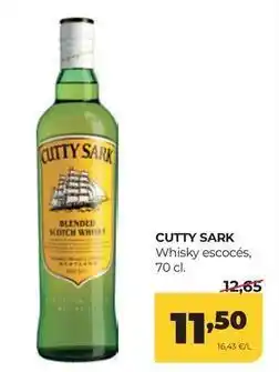 Alimerka Cutty sark - whisky escoces oferta