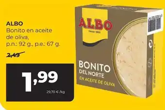 Alimerka Albo - bonito en aceite de oliva oferta