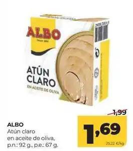 Alimerka Albo - atun claro en aceite de oliva oferta