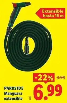 Ocine Parkside - manguera extensible oferta