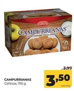 Alimerka Campurrianas - galletas oferta