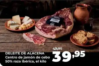 Alimerka Deleite de alacena - centro de jamon de cebo 50% raza iberica oferta