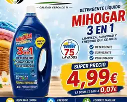 Supermercados Extremadura Mihogar - detergente líquido oferta