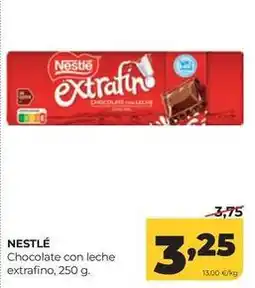 Alimerka Nestlé - chocolate con leche extrafino oferta