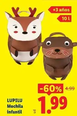 Ocine Lupilu - mochila infantil oferta