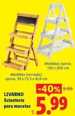 Ocine Livarno - estanteria para macetas oferta