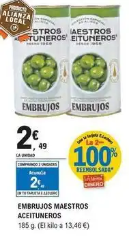 E.Leclerc Maestros aceituneros - embrujos oferta