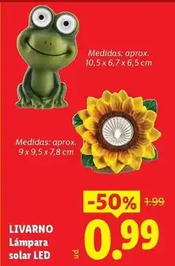 Ocine Livarno - lámpara solar led oferta