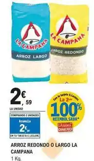 E.Leclerc La campana - arroz redondo o largo oferta