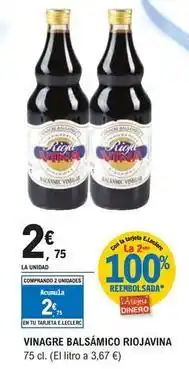 E.Leclerc Rioja vina - vinagre balsamico oferta