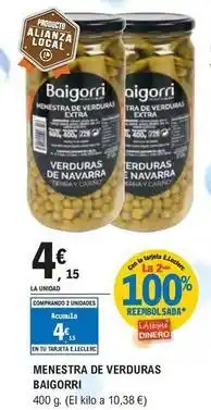 E.Leclerc Baigorri - menestra de verduras oferta