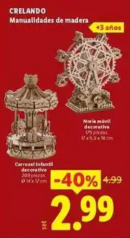 Ocine Crelando - manualidades de madera oferta