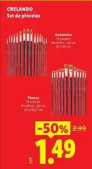 Ocine Crelando - set de pinceles oferta