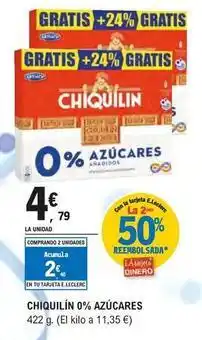E.Leclerc Chiquilín - 0% azucares oferta