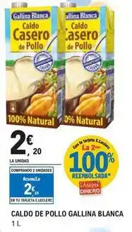 E.Leclerc Gallina blanca - caldo de pollo oferta