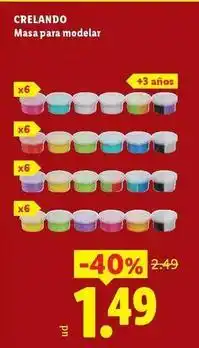 Ocine Crelando - masa para modelar oferta