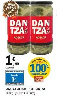E.Leclerc Dantza - acelga al natural oferta