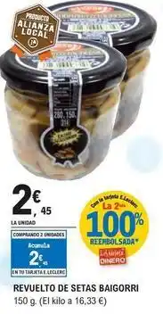E.Leclerc Baigorri - revuelto de setas oferta