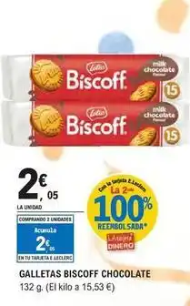 E.Leclerc Lotus - galletas biscoff chocolate oferta