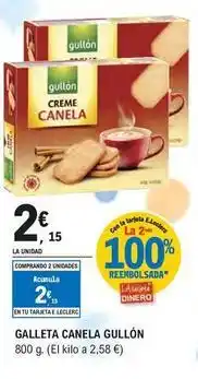 E.Leclerc Gullón - galleta canela oferta