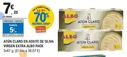 E.Leclerc Albo - atun claro en aceite de oliva virgen extra oferta