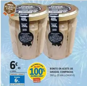 E.Leclerc Compincha - bonito en aceite de girasol oferta