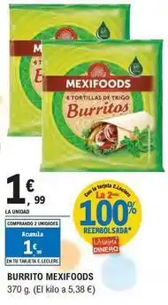 E.Leclerc Mexifoods - burrito oferta