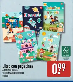ALDI Libro con pegatinas oferta