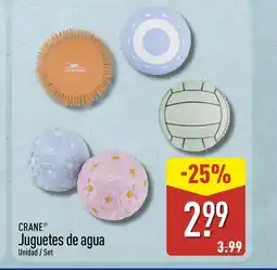 ALDI CRANE Juguetes de agua oferta