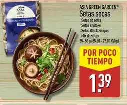 ALDI ASIA GREEN GARDEN Setas secas oferta