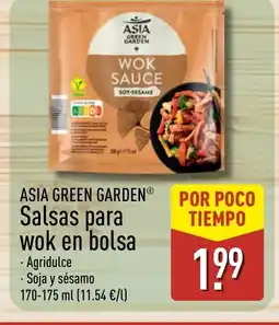 ALDI ASIA GREEN GARDEN Salsas para wok en bolsa oferta