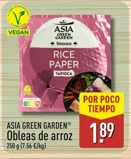 ALDI ASIA GREEN GARDEN Obleas de arroz oferta