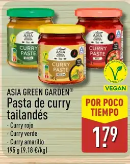 ALDI ASIA GREEN GARDEN Pasta de curry tailandés oferta